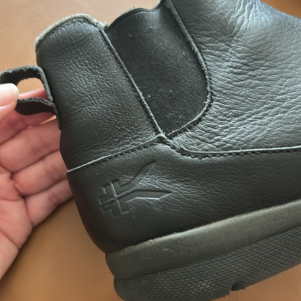 Kuru Luna Black Leather Chelsea Boots Sz 8 - Picture 3 of 9